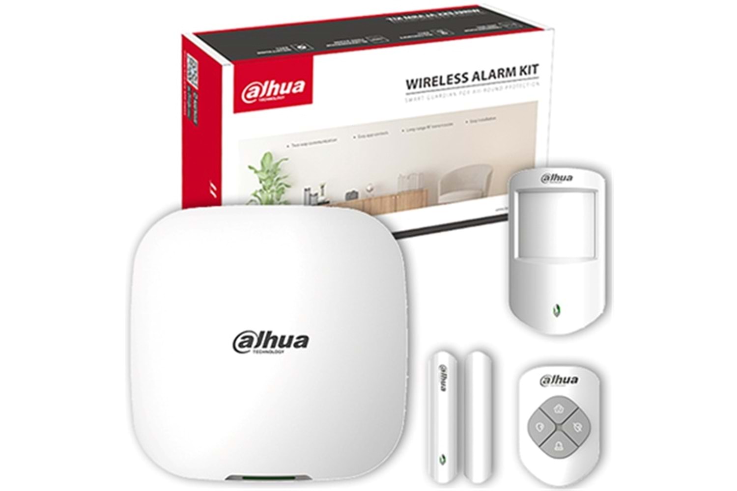 DAHUA ART-ARC3000H-03-GW2 KABLOSUZ+2G ALARM SETİ DEDEKTÖR +M.KONTAK+KUMANDA
